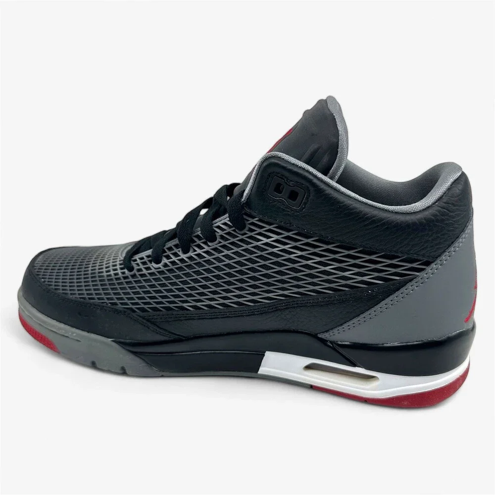 Jordan Flight Club 80's Black Gym Red Cool Grey White Mens Size 9 Sneaker
